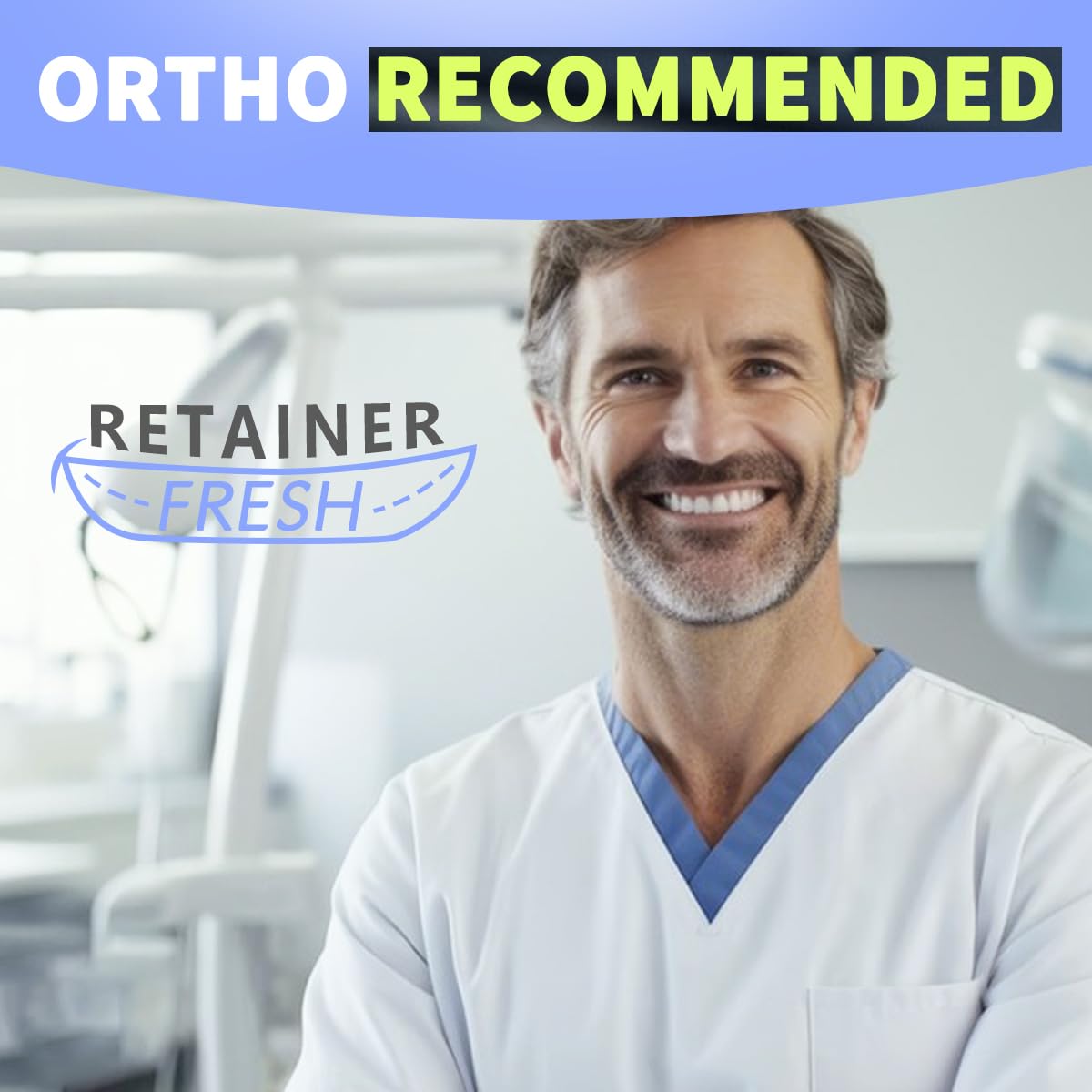 2 Custom Retainers for Teeth, Dental White Retainer - Comfortable and Durable, Retainers for Upper and Lower Teeth