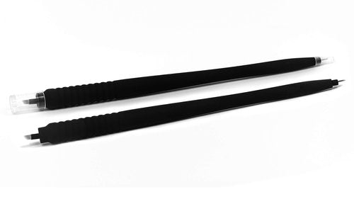 MADLUVVV 2-in-1 Microblading Sterile Pen for Professional Brow Artistry, Premium Micro Hair Strokes & Shading, Disposable Double Sided Pens for Eyebrow Pigment Ink - #12/5R