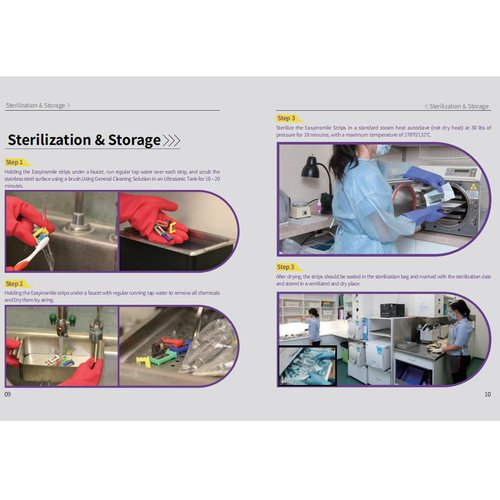 EASYTODENTA Dental Polishing Strips 5Packs Orthodontic IPR Striping System Teeth Interproximal Reduction Strip Single-Hand Use Tooth Enamel Repair Kit