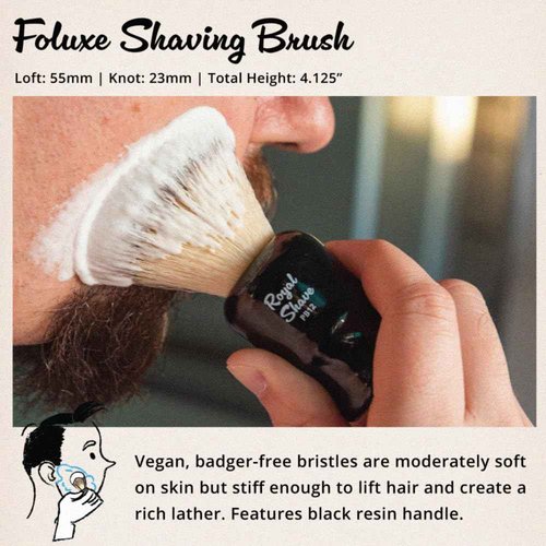 Luxury Safety Razor Shaving Kit by Royal Shave, Complete 6 Piece Shaving Gift Set for Men, Essential Wet Shaving Grooming Kit (Bergamot)