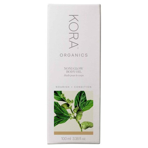 KORA Organics Noni Glow Body Oil, Nourish and Smooth Skin, Certified Organic, Cruelty Free, 3.38 oz - Body Oils for Women