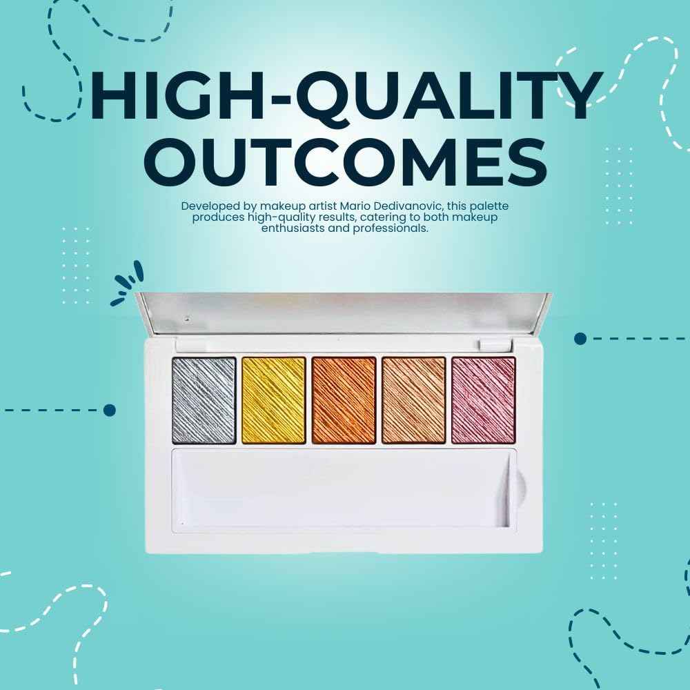 MAKEUP BY MARIO Master Metals® Eyeshadow Palette 5 x 0.05 oz/ 1.5 g