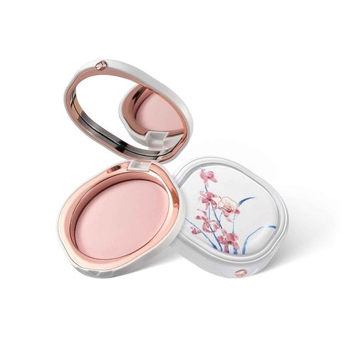 FLORASIS Flawless Jade Breathable Pressed Powder (Ode to Embroidery) (06 Peach, 1 Count)