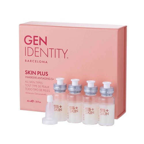 Gen Identity Skin Immersive Antiaging Face Serum - Peptide Serum for Fine Lines and Reduces Wrinkles - Anti Aging Skincare for All Skin Types - 4 pc