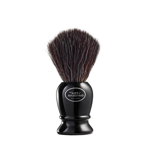 The Art of Shaving Original Shaving Brush - Pure Black – Features Premium Synthetic Fibers For a Rich, Foamy, Lather