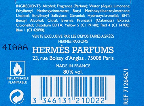 Hermes Un Jardin En Mediterranee Eau De Toilette Spray for Women, 1.6 Ounce