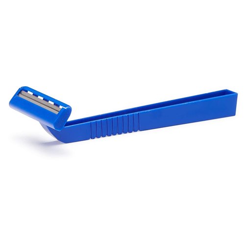 Medline Disposable Facial Razors with Twin Blades, Blue, Case of 500