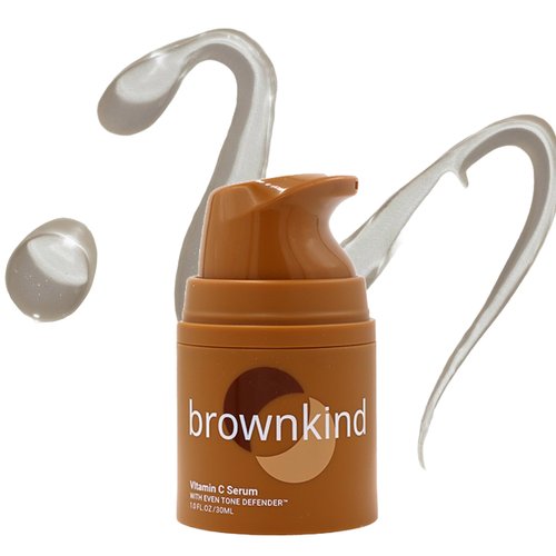 brownkind Vitamin C Serum – Lightweight, Fast-Absorbing Formula for Melanin-Rich Skin, Enhances Radiance, Dermatologist-Designed, 30ml