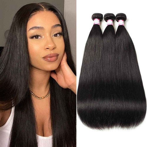 CYNOSURE Brazilian Hair 3 Bundles 9A Virgin Unprocessed Straight Human Hair 20 22 24inches Brazilian Straight Hair…