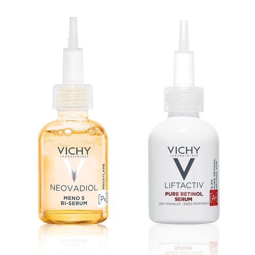 Vichy LiftActiv Pure Retinol Serum for Face Vichy Neovadiol Serum for Peri and Post Menopause, Anti Aging Serum to Reduce Wrinkles and Dark Spots