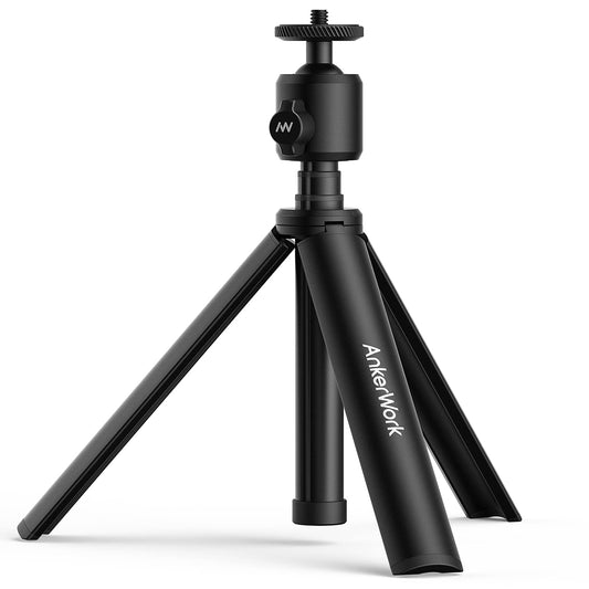 AnkerWork Mini Tripod by Anker, Stand for Webcam, Small Flexible Tripod