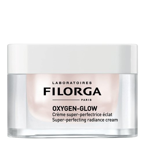 Filorga Oxygen-Glow Super-Perfecting Radiance Daily Skin Cream, Hydrating Treatment with a Moisturizing Boost of Hyaluronic Acid and Detoxifying Enzymes for a Flawless, Wrinkle Free Face, 1.69 fl. oz.