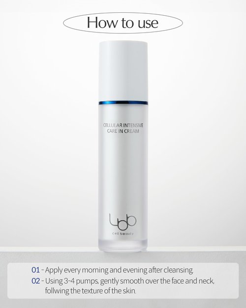 LBB Cellular Intensive Care In Cream - Vegan Antioxidant Face Moisturizer for Balanced and Youthful Skin - Improves Wrinkles, Elasticity - Tangerine Cellular Water, Plant Cell Extracts, 1.69 oz.