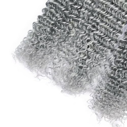30 32 34 inch Grey Bundles Human Hair Grey Bundles Silver Deep Wave Bundle Silver Human Hair Bundle 300g