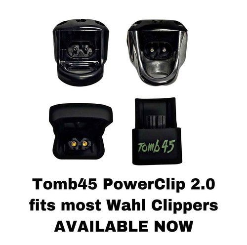Tomb45 Wireless Charging PowerClip Adapter fits WAHL® Cordless Magic Clip®, Cordless Sterling 4®, Cordless Designer® and Any WAHL® Clipper with Plastic Body, Adapter only