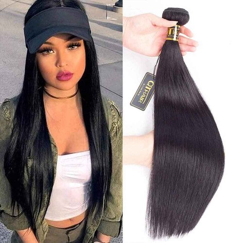 QTHAIR 16A Indian Straight Human Hair 20inch 100g Indian Virgin Hair Natural 100% Unprocessed Indian Straight Human Hair Bundles (20inch)