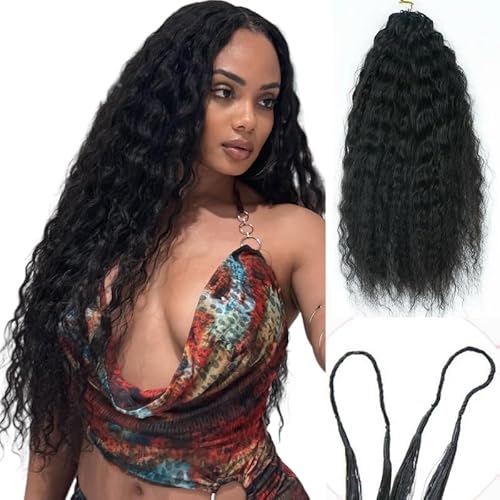 Wet and Wavy Super Wave Knotless Pre-Separated Feather Crochet Hair Extensions Human Hair Water Wave Crochet Hair Machine Made Feather Human Hair Extension 14inch 120g