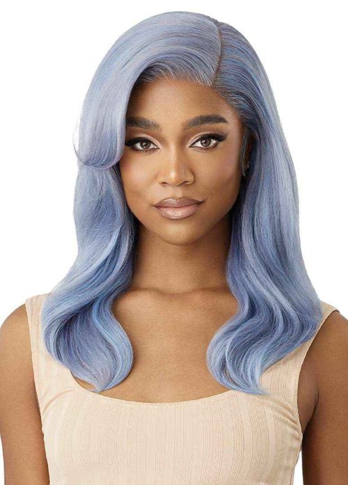 Outre Lace Front Wig - Melted Hairline - Hali (DR2/CHOCOLATE SWIRL)