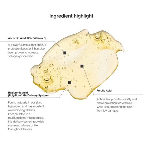 CONTROL CORRECTIVE C Defense Serum With Poly-Pore Technology - Advanced Vitamin C Serum Plus Hyaluronic Acid, Poly Pore Delivery System, Time Releases Actives, Sustains Hydration Throughout The Day