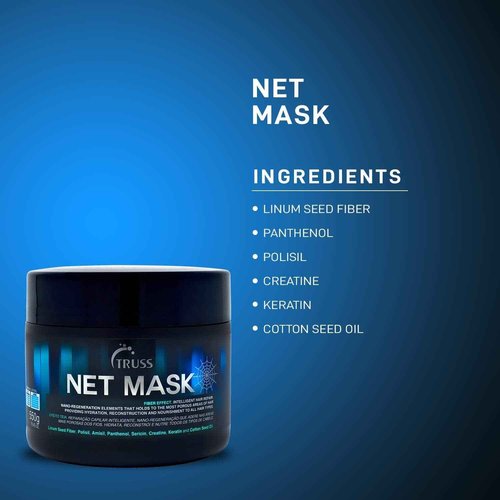 TRUSS Net Hair Mask - Intensive Repair Mask Bundle with Blond Shampoo