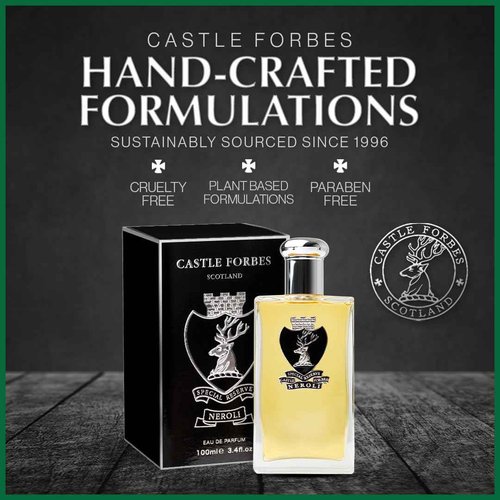 Castle Forbes KEIG Men's Cologne, 100ml | Fresh & Bold, Long-Lasting Citrus Scent w/Essential Oils | Paraben-Free, Cruelty-Free, Unapologetically Scottish Fragrance