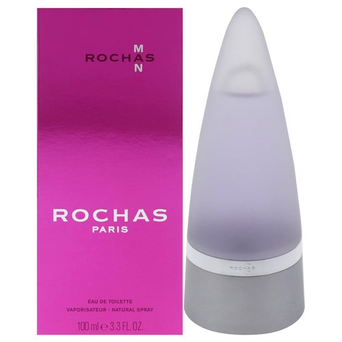 Rochas Man Eau de Toilette, Woody Gourmand, 3.3 fl. oz.