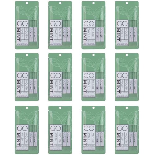 Exershield to GO mouthwash no Alcohol Formula (Mint, 60 Individual Packets)