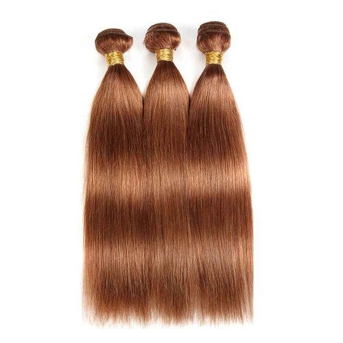 Condescension Human Hair Bundles 24 26 28 Inch Blonde Light Brown Straight Bundles Human Hair Unprocessed Brazilian Virgin Quick Weave Hair for Black Women