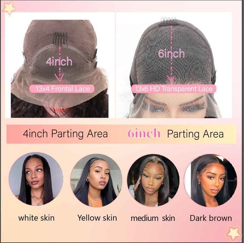 UKOWN 13x6 Lace Front Wigs Human Hair 28 Inch Straight HD Transparent Lace Front Wigs Human Hair Pre Plucked Natural Color 200 Density With Baby Hair for Women