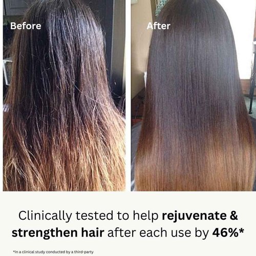 Asna Amla BioVeda 3-in-1 Hair Oil – Organic Hair & Scalp Serum, Bond Complex for Scalp Hydration, Frizz Control, & Hair Growth – Jasmine & Amla (2 oz)