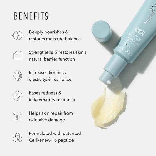 HydroPeptide Barrier Builder, Reparative Nourishing Therapeutic Face Cream, 1.7 Ounce