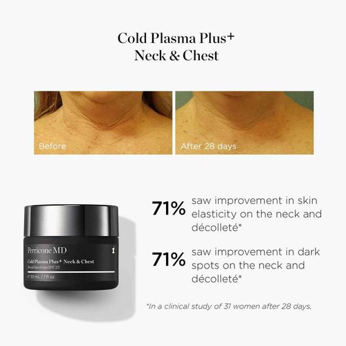 Perricone MD Cold Plasma Plus+ Neck & Chest Broad Spectrum SPF 25, 1 fl. oz.