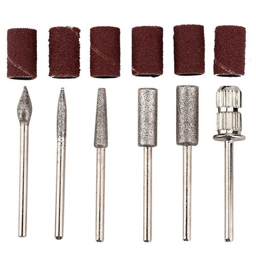 ZJchao Professional Electric Nail Drill Machine, 35000 RPM 6 Bits Foot Pedal Salon Grade Manicure Kit for Acrylic Removal, Pedicures & Home Gifts (US)