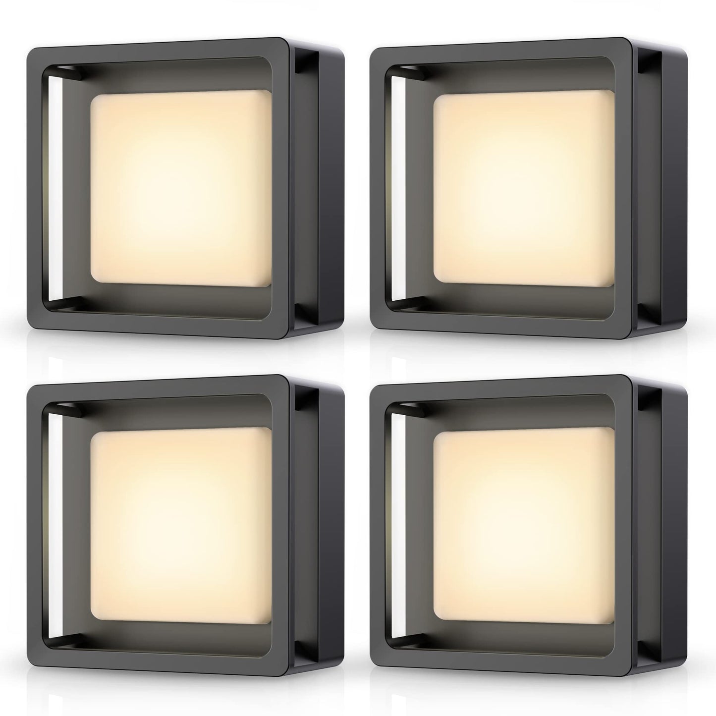 LED Night Light, DORESshop Night Lights Plug Into Wall [4 Pack] with Dusk-to-Dawn Sensor, Dimmable Nightlights, Adjustable Brightness for Bathroom, Hallway, Bedroom,Kids Room,Stairway,Soft White 3000K