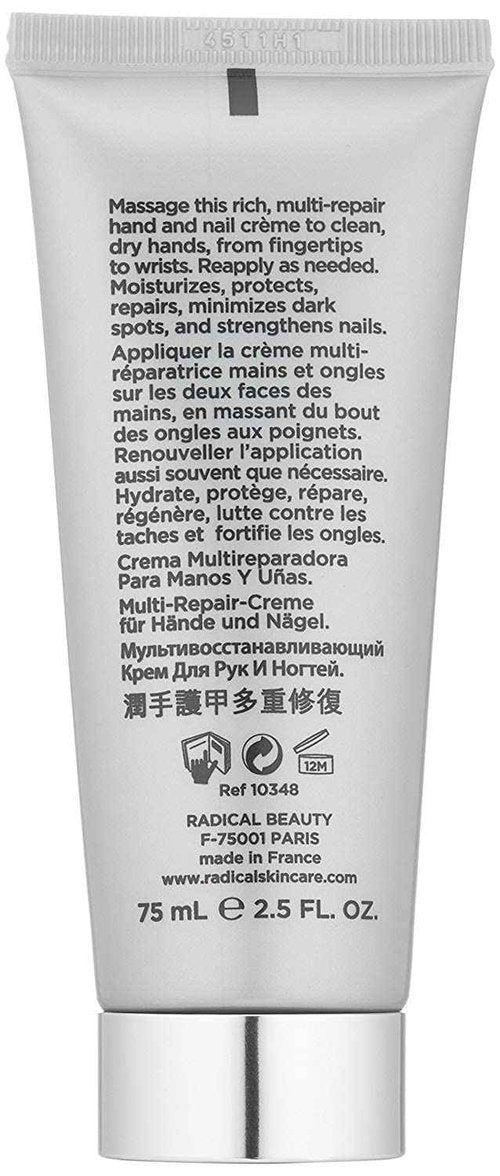 Radical Skincare Hand & Nail Multi Repair Creme - Provide Moisture & Fight Aging | Strengthens Nails & Cuticles | For All Skin Types Including Sensitive Skin | Cruelty & Paraben Free (2.5 oz, 2 Pack)