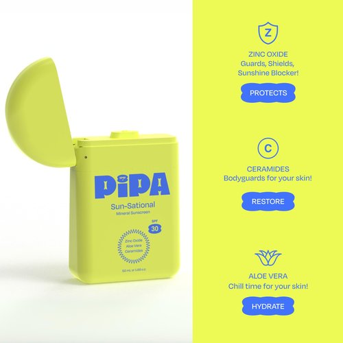 Pipa Ultimate Bundle – Complete 5-Step Routine with Gentle Cleanser, Hydrating Mist, Lightweight Moisturizer, Hypochlorous Acid Spray & Mineral Sunscreen – Safe Skincare for Kids