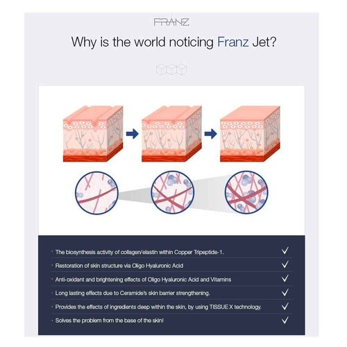 FRANZ Dual Mask Jet 2EA (Mask 25ml x2ea Elixir 3ml x2ea) 'K-beauty'