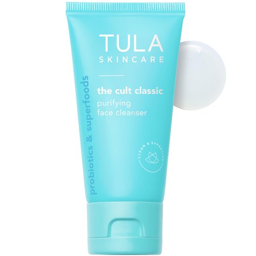 TULA Skin Care 24-7 Hydrating Day & Night Cream 1.5 oz. + Cult Classic Purifying Face Cleanser Travel Size 1 oz., 2 Piece Set