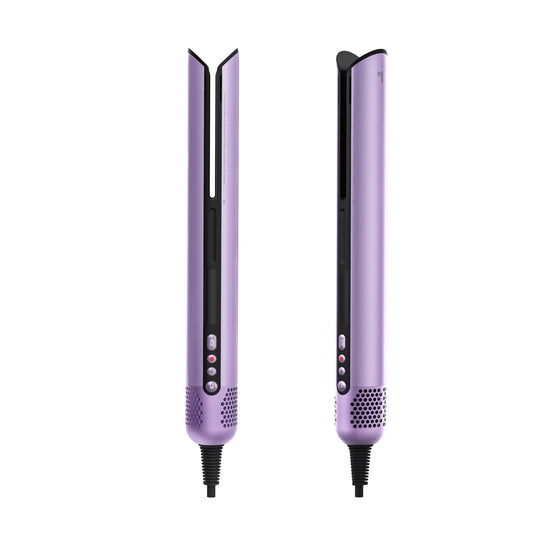 Hair Dryer Air Straightener Non-Movable Clamp Flat Iron No Heated Plates No Damage No Hand-Feeding Automatic Draws Hair Straighteners 2 in 1 Dry & Straight Styling Blower Tool for Women 1A to 2A Hair