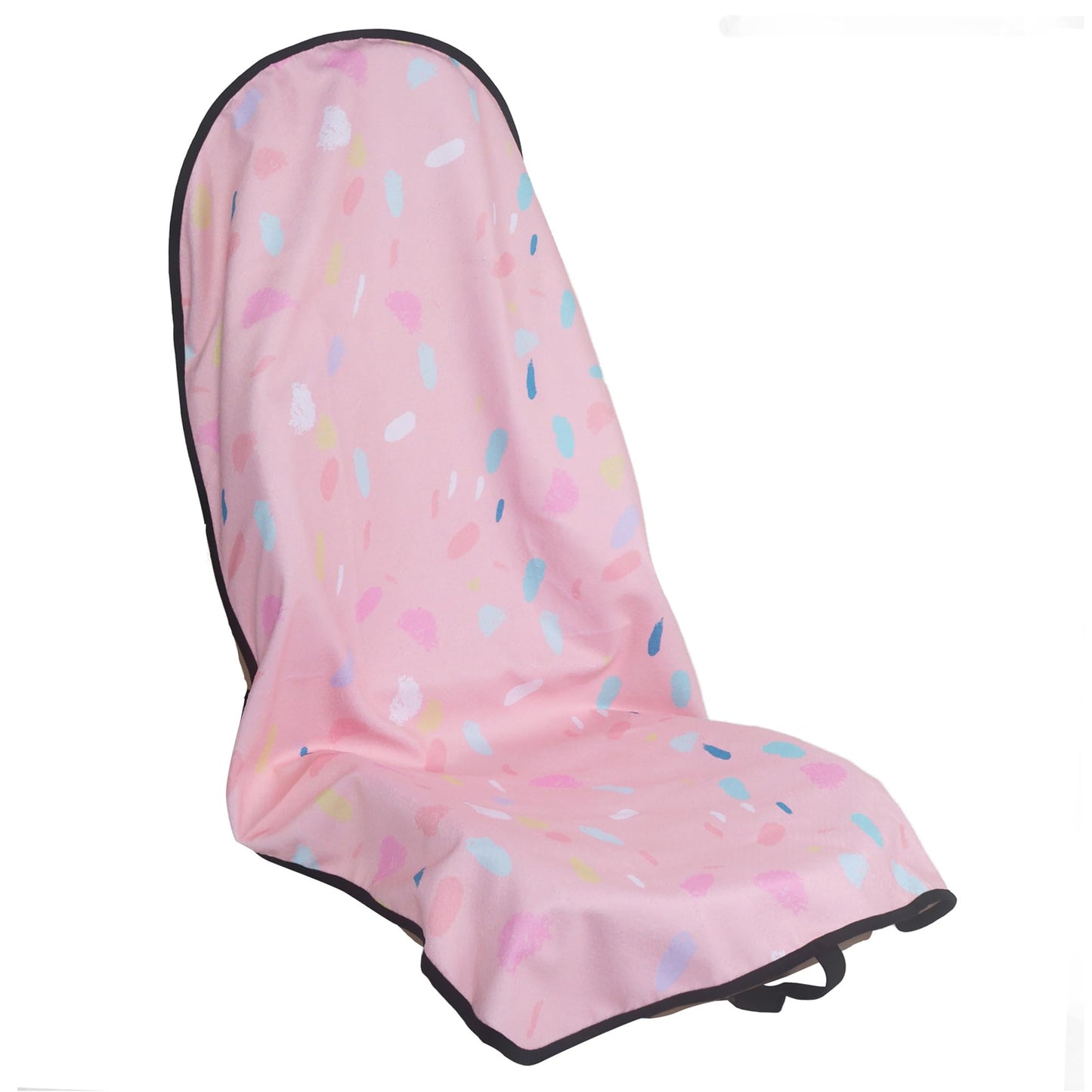 LoyaGour Car Seat Cover Protector Front Seats,for Gym Workout,Running,Swimming,Beach and Hiking,Waterproof Sweat Towel Bucket Seat Covers for Cars SUV Trucks (Pink Marbling, 1Pcs)