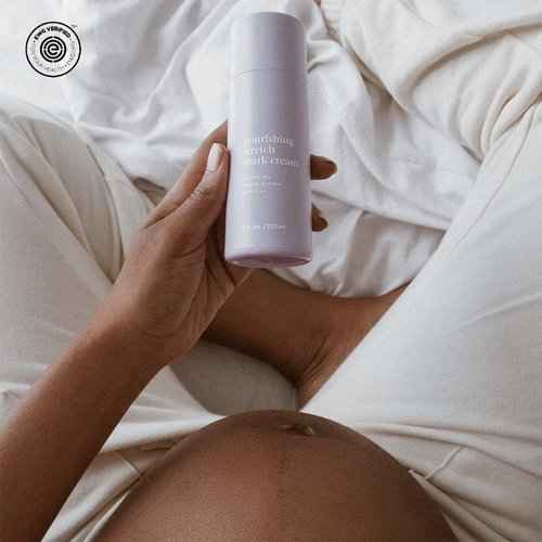 Evereden Golden Belly Serum, 1.7 fl oz. & Nourishing Stretch Mark Cream 4.0 fl oz. | 2 Item Bundle Set | Maternity Skincare