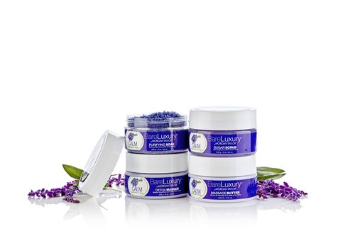 Morgan Taylor BareLuxury 4-Step Complete Pedicure & Manicure Kit (Lavendar & Sage), Complete Nail Care Kit with Soak, Masque, Scrub & Massage Butter, Professional Spa-Quality Treatments, 8 oz Each.