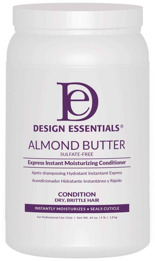 Design Essentials Almond Butter Express Instant Moisturizing Conditioner, For Hydrating and Moisturizing Dry, Brittle Hair, 64 oz (Pack of 1)