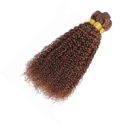 Light Brown Bundles Color 30 Human Hair Kinky Curly Bundles 30 30 30 inch Double Weft Brazilian Virgin Brown Kinky Curly Human Hair Extensions