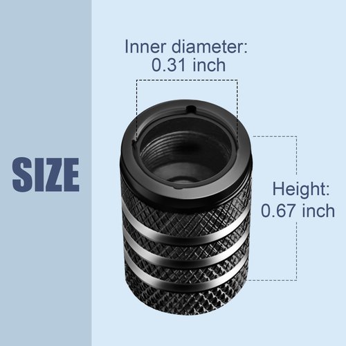 Tire Valve Stem Caps Cover - (5 Pack) Tire Air Caps Metal with Plastic Liner Corrosion Resistant Leak-Proof Dog Paw Print for Car Truck Motorcycle Bike Black