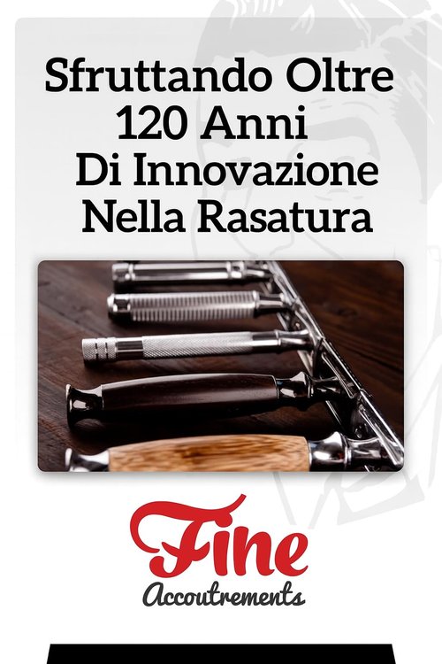 Mr. Fine Premium Double Edge Safety Razor for Wet Shaving, Single Blade Razor, Close Shave, Open-Comb Guard, 100% Metal w/Stainless Steel Core, 5 Feather Blades