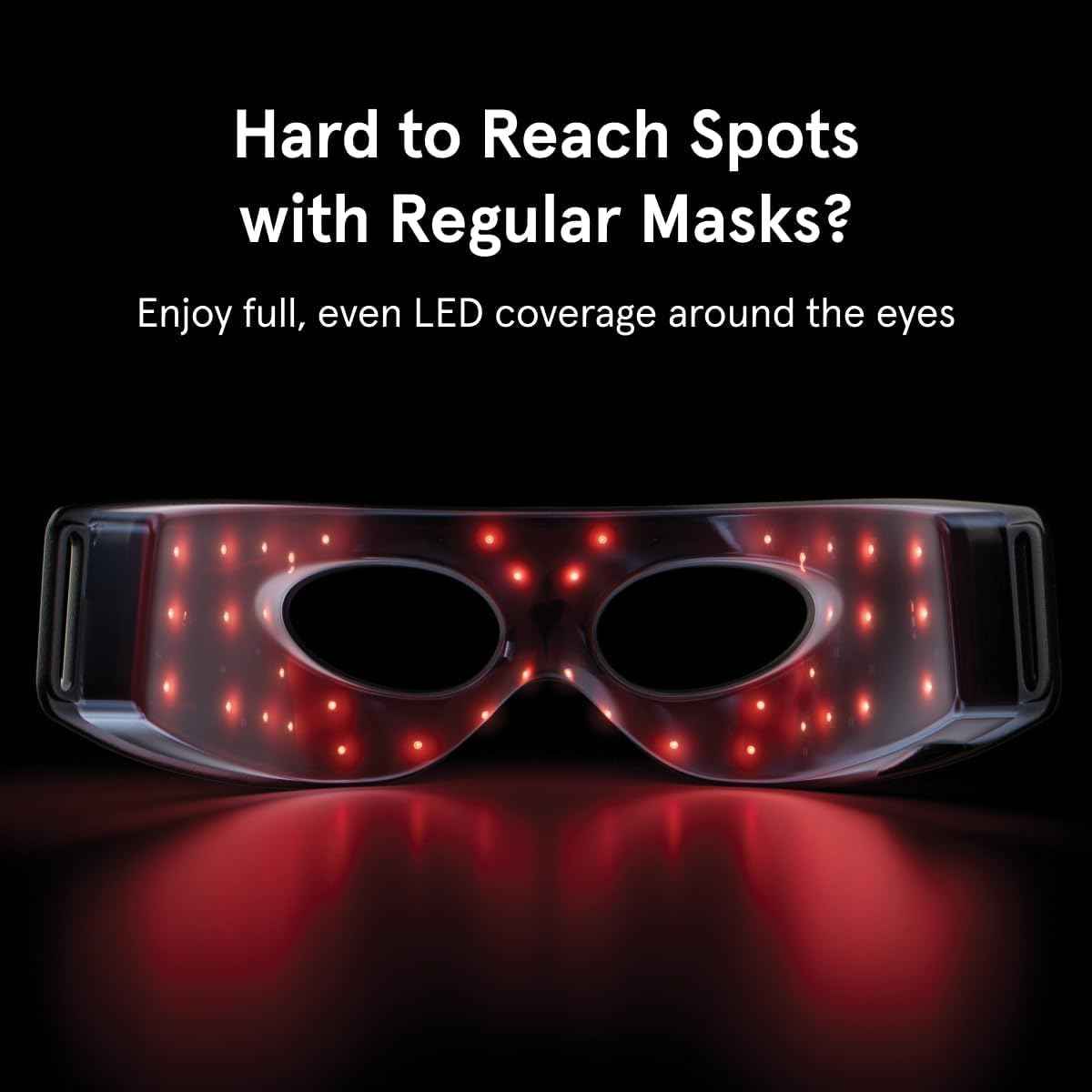 Luminator LED Eye Mask for Men and Women Skincare - Anti-Aging, Boost Collagen, Reduce Dark Circles & Wrinkles, Red Light Therapy for Under-Eye Treatment & Rejuvenation - Only 3 Minutes a Day