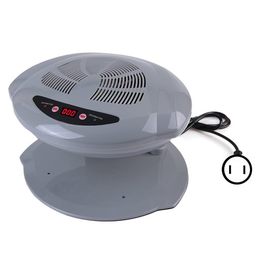 Air Nail Dryer, 2 in 1 Hot and Cold Air Nail Fan Blow Dryer for Regular Nail Polish, Automatic Sensor Manicure Drying Nail Dryer for Home and Salon Use, Grey