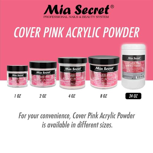 Mia Secret Cover Pink Acrylic Powder - 1.5 lbs.