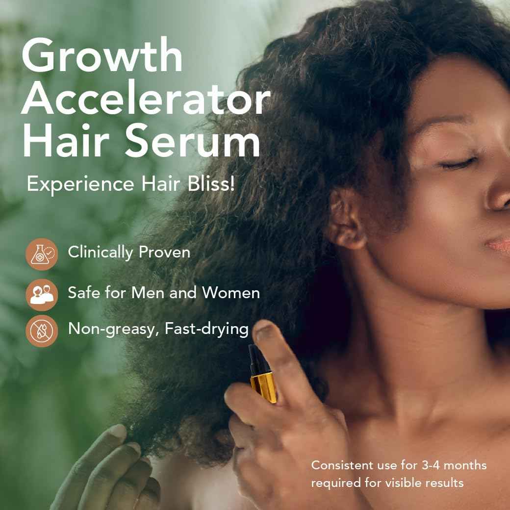 HairSmart Ayurvedic Growth Accelerator Hair Serum for Hair Growth | Serum for Hair Growth | Scalp Serum for Hair | Hair Growth Products, 100ml